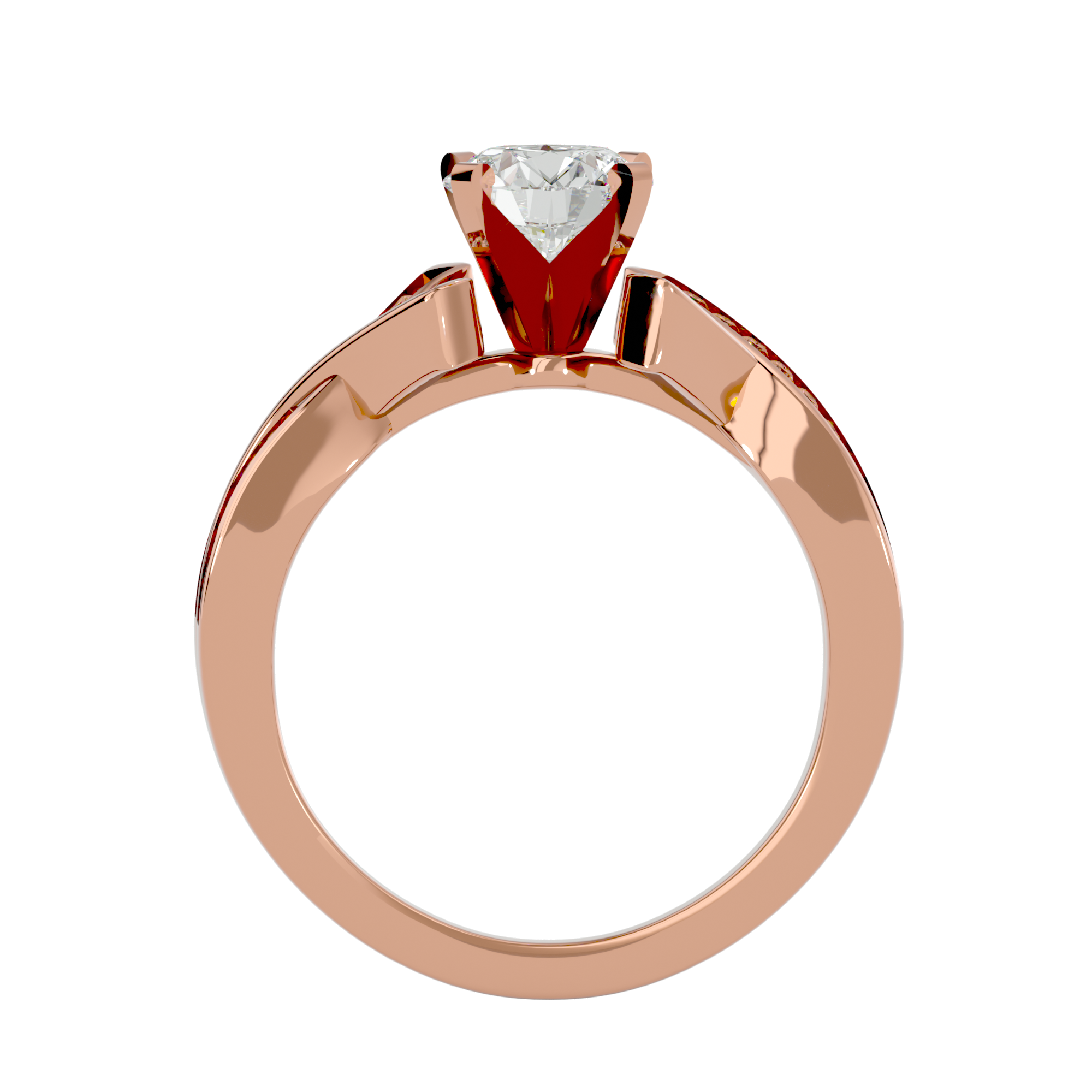 Zephyr Solitaire Ring