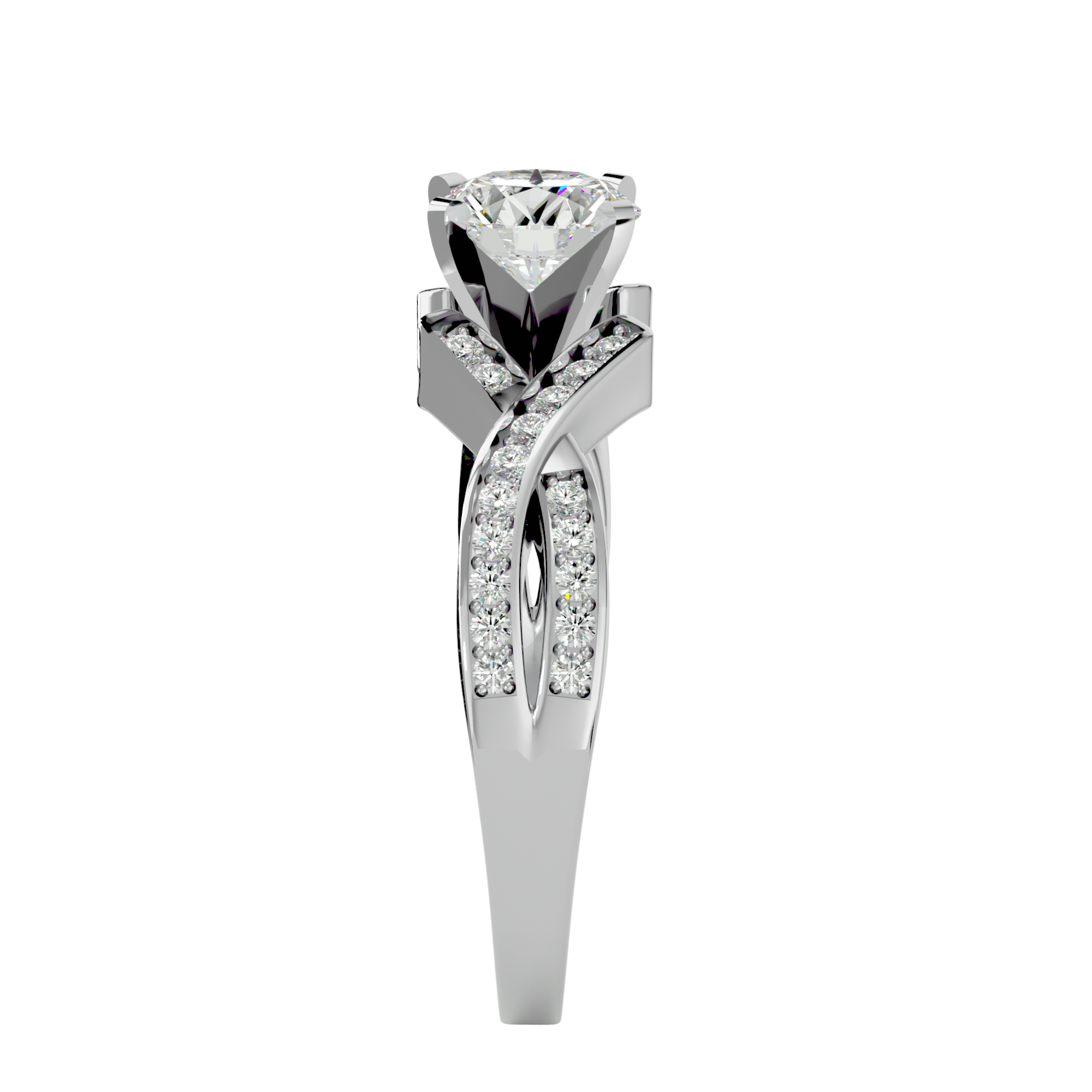 Zephyr Solitaire Ring