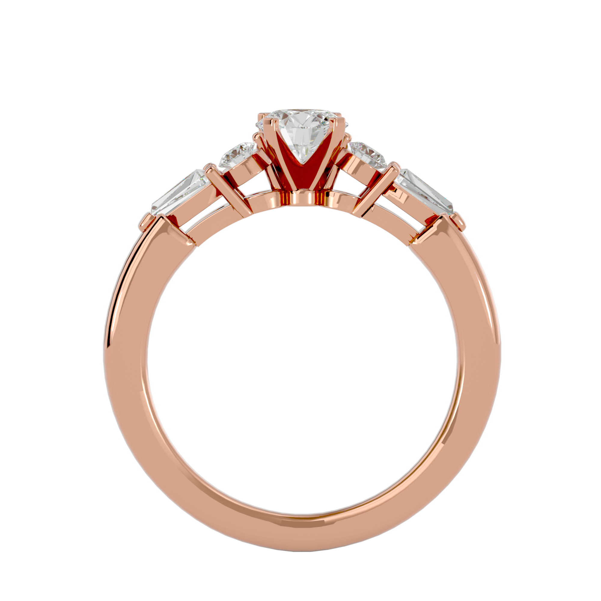 Arista Solitaire Ring