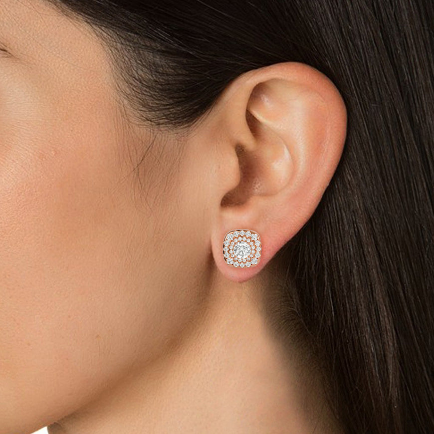 Caroline Solitaire Earring