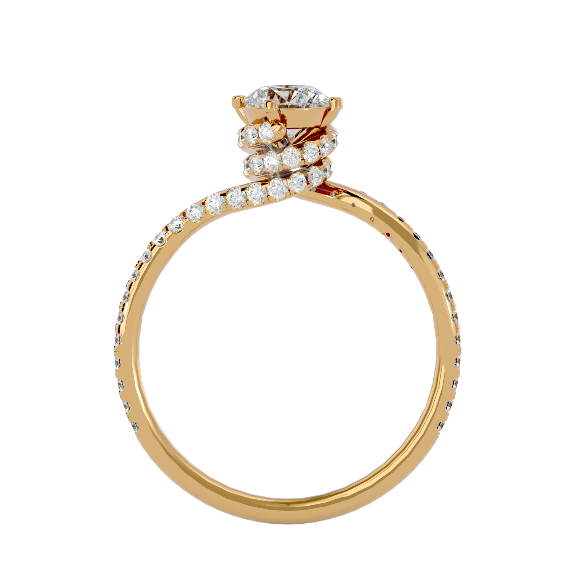 Aura Solitaire Ring