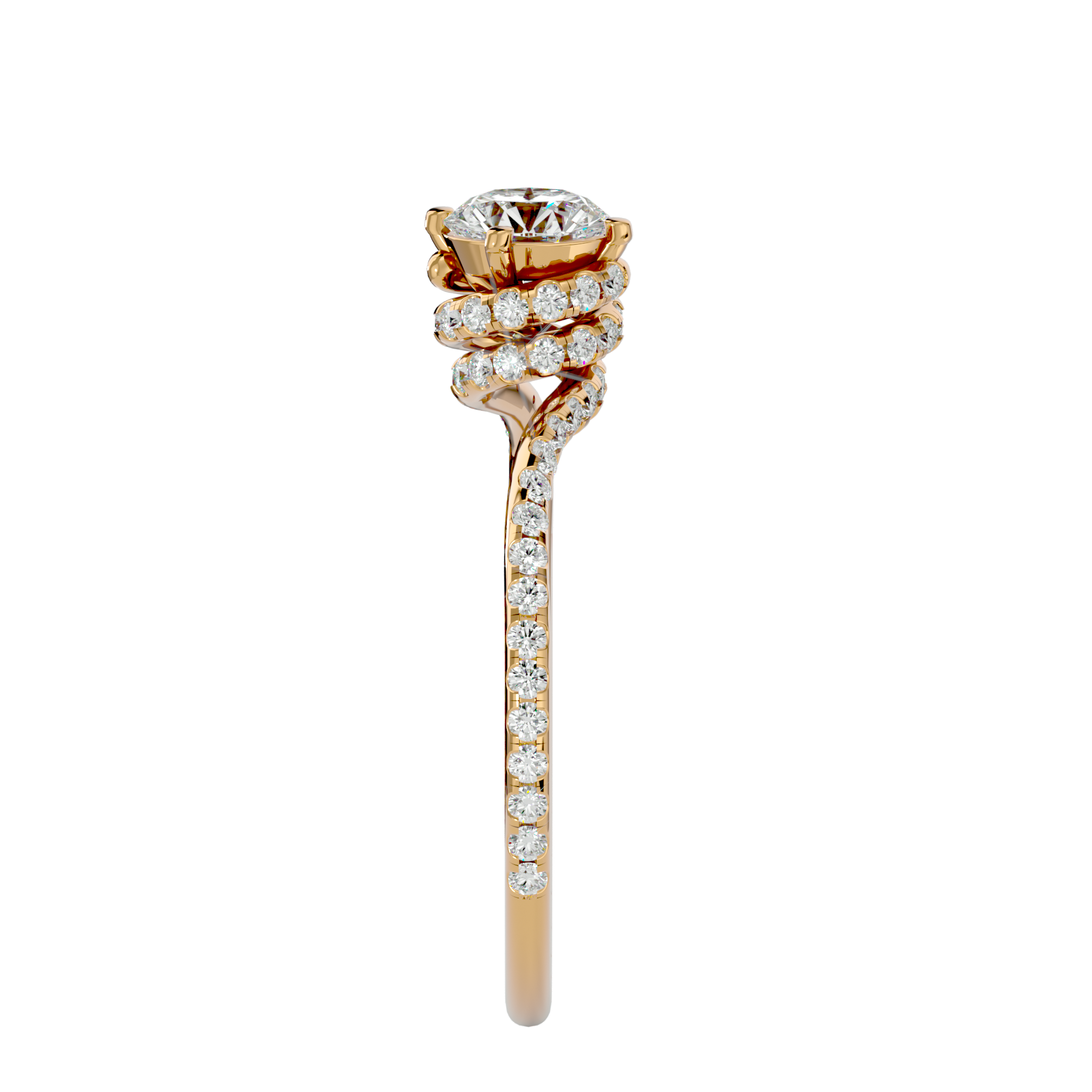 Aura Solitaire Ring