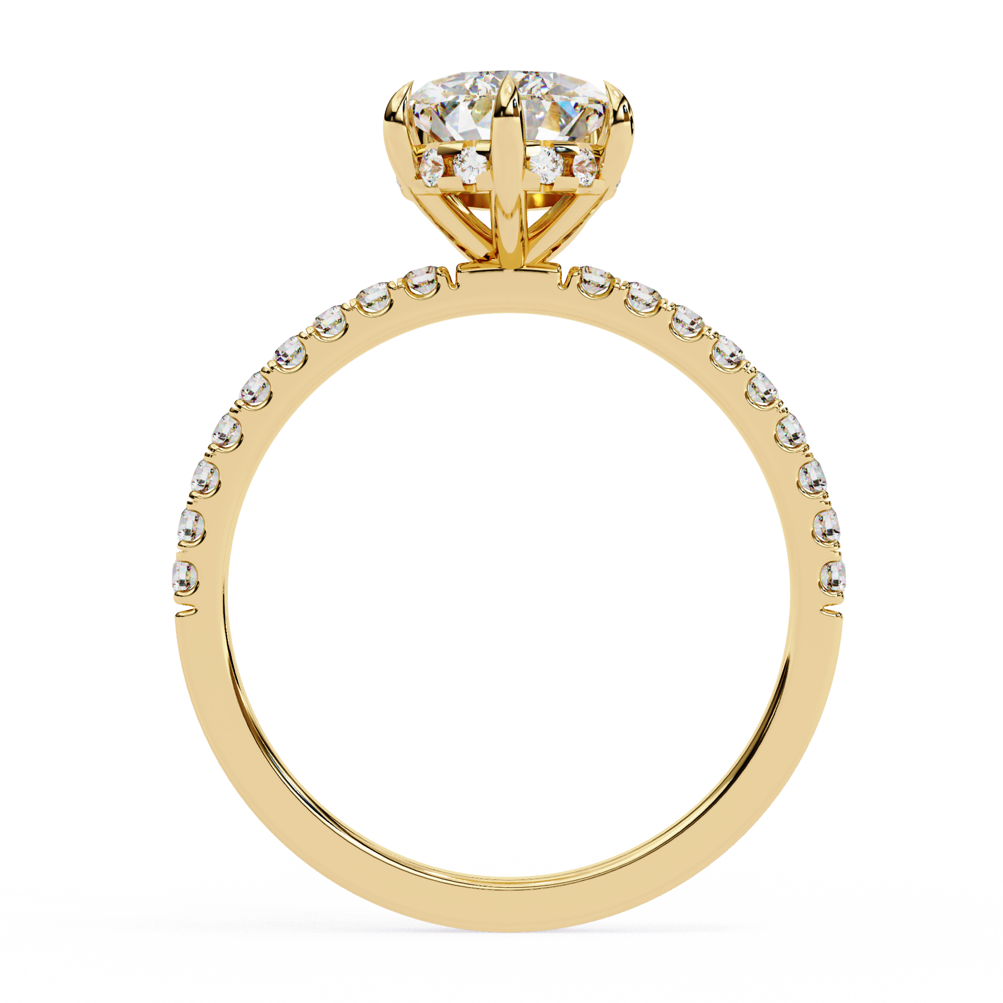 Omega Solitaire Ring
