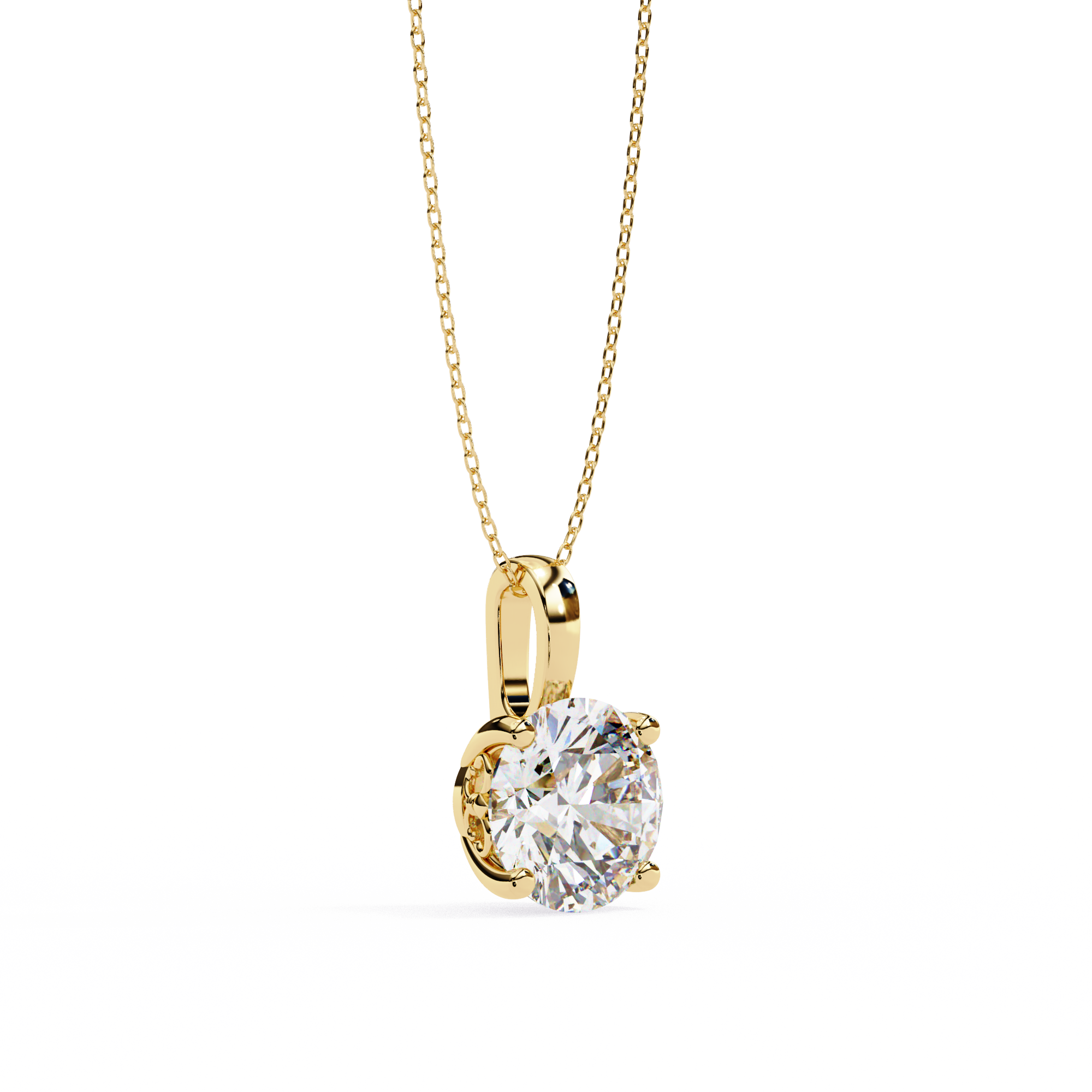 Madison Solitaire Pendant