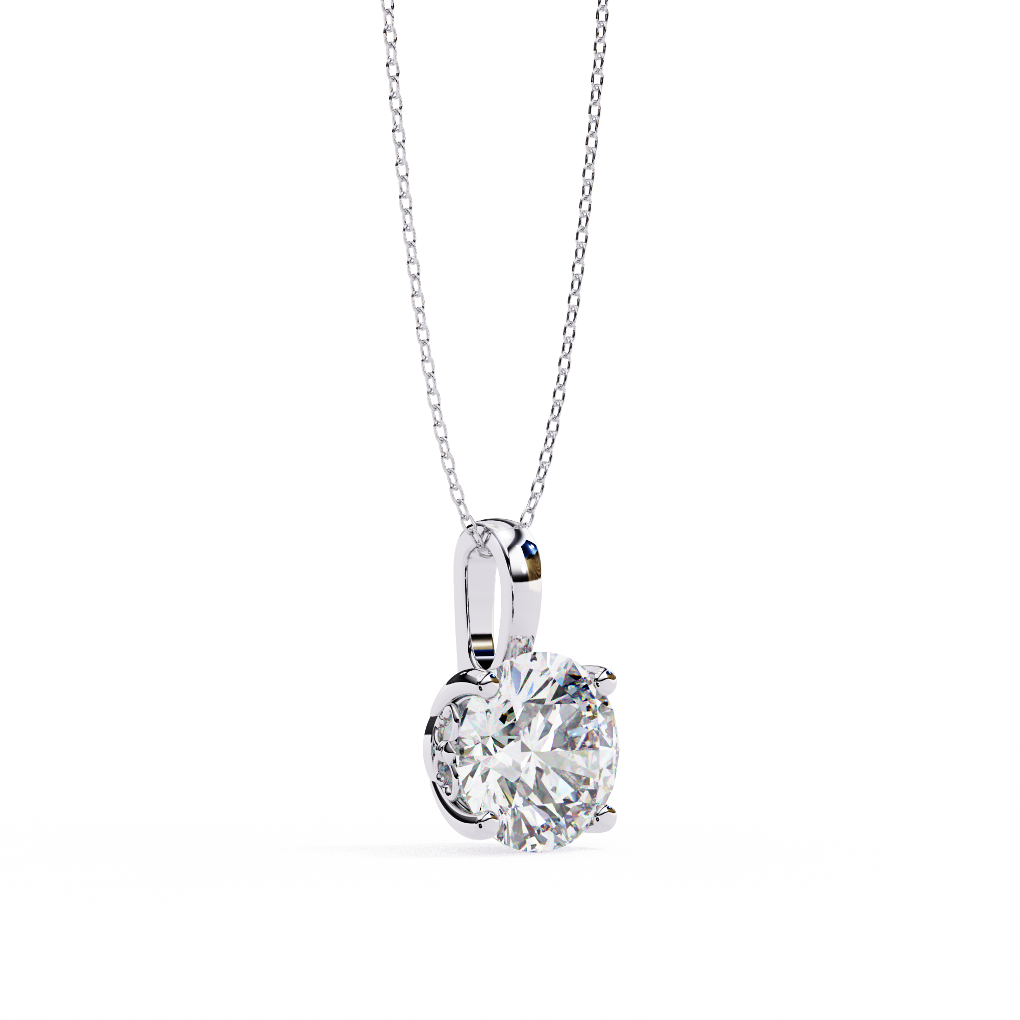Madison Solitaire Pendant