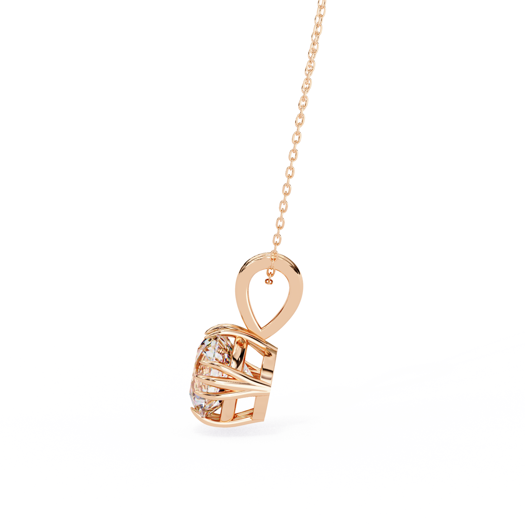 Violet Solitaire Pendant