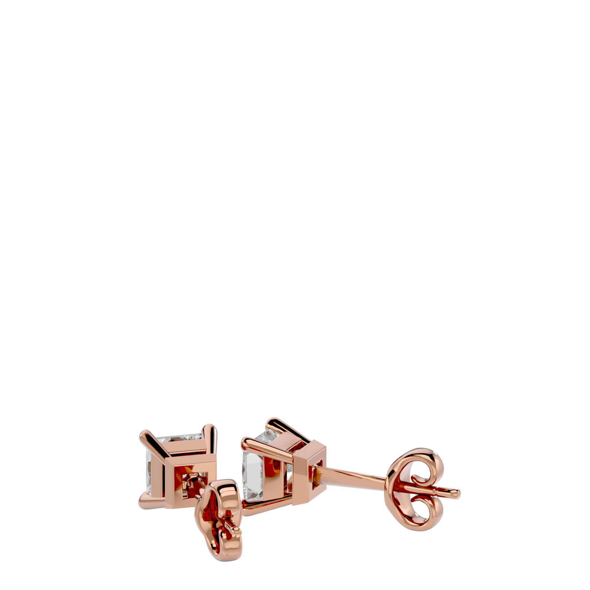 Jolie Solitaire Earring