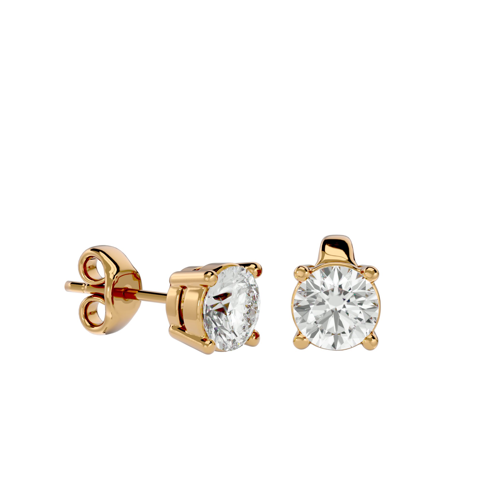 Caledonia Solitaire Earring