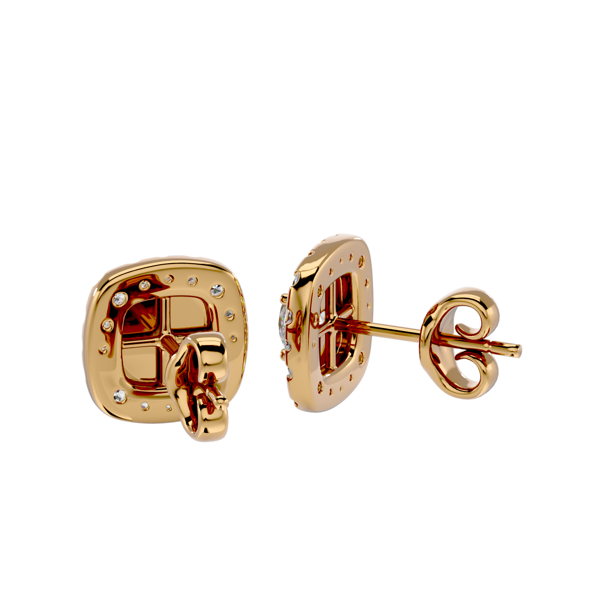 Caroline Solitaire Earring