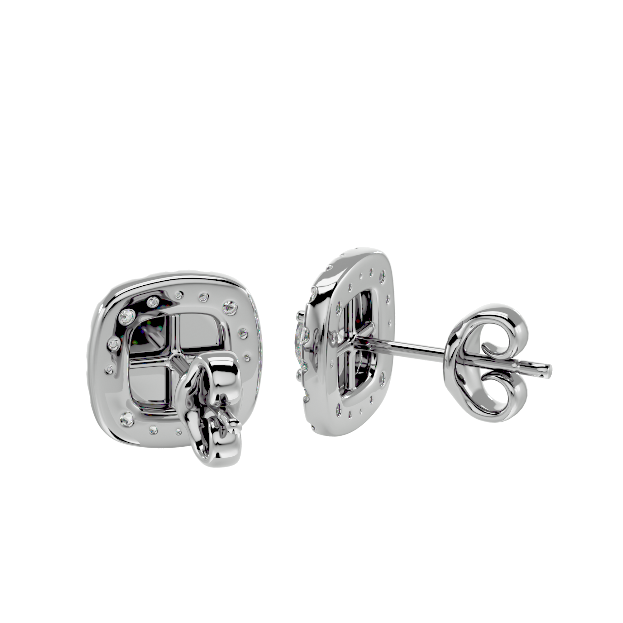 Caroline Solitaire Earring