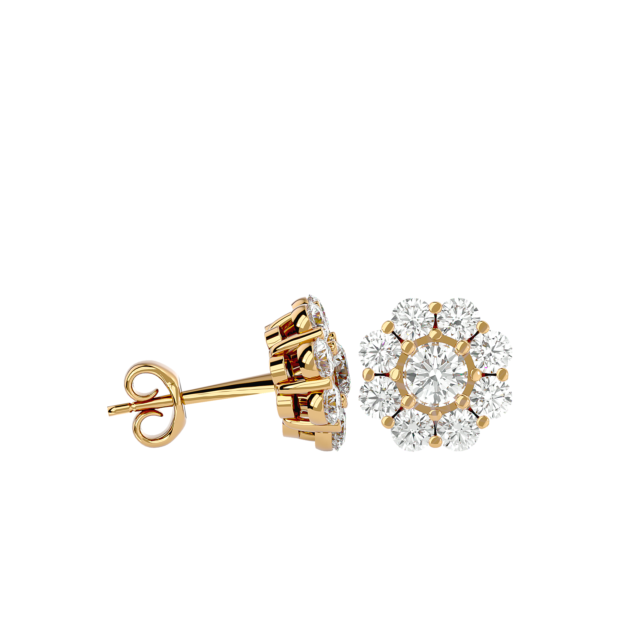 Allegra Solitaire Earring